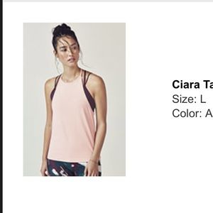Fabletics Light Pink Tank Top